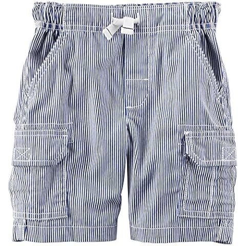 Carter's Baby Boys' Blue Woven Shorts Cover