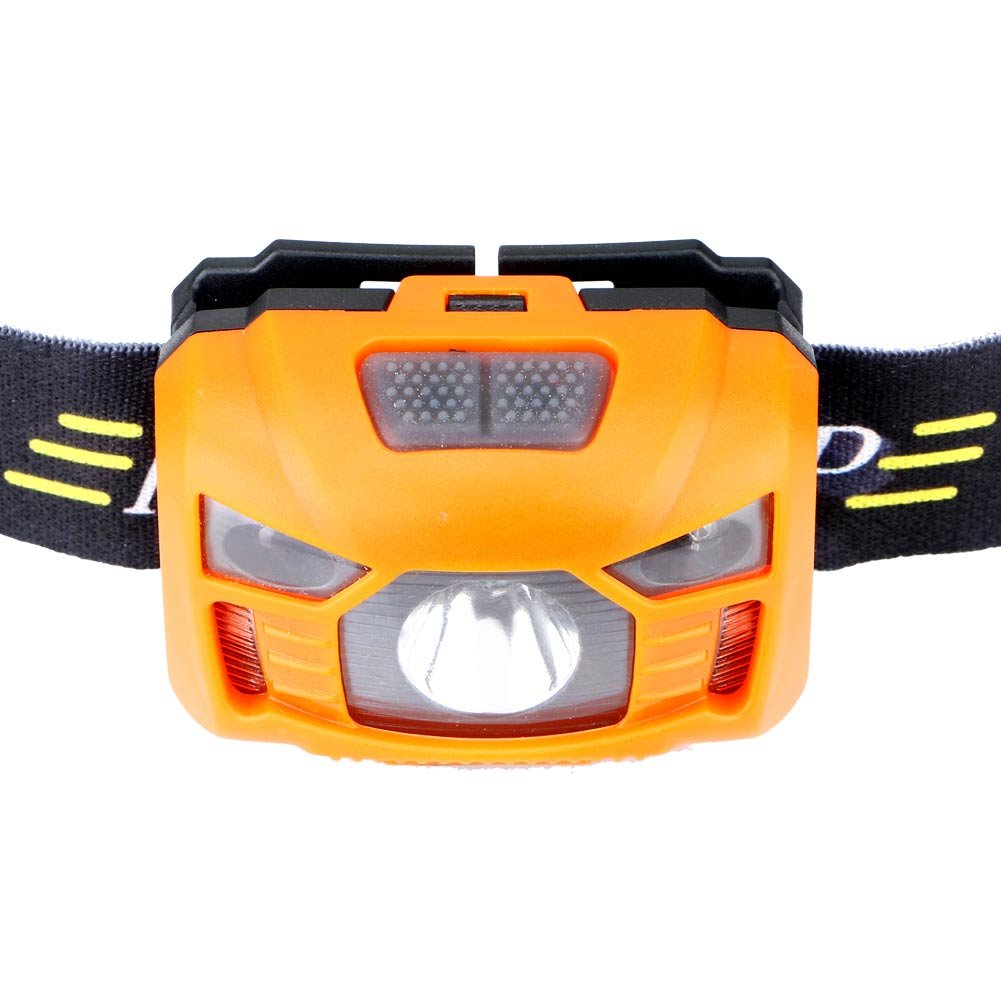 KEPEAK Torcia Frontale LED Ricaricabile USB - 400 Lumen, Sensore Intelligente, 4 Modalità, Zoom, IPX4, Per Corsa E Campeggio