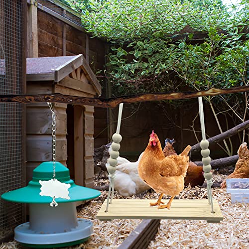 KIEYYRYT 6 Packs Chicken Toys for Coop Accessries, Chicken Swing Toys for Chicken Hens, Chicken Xylophone Toys and… - Image 6