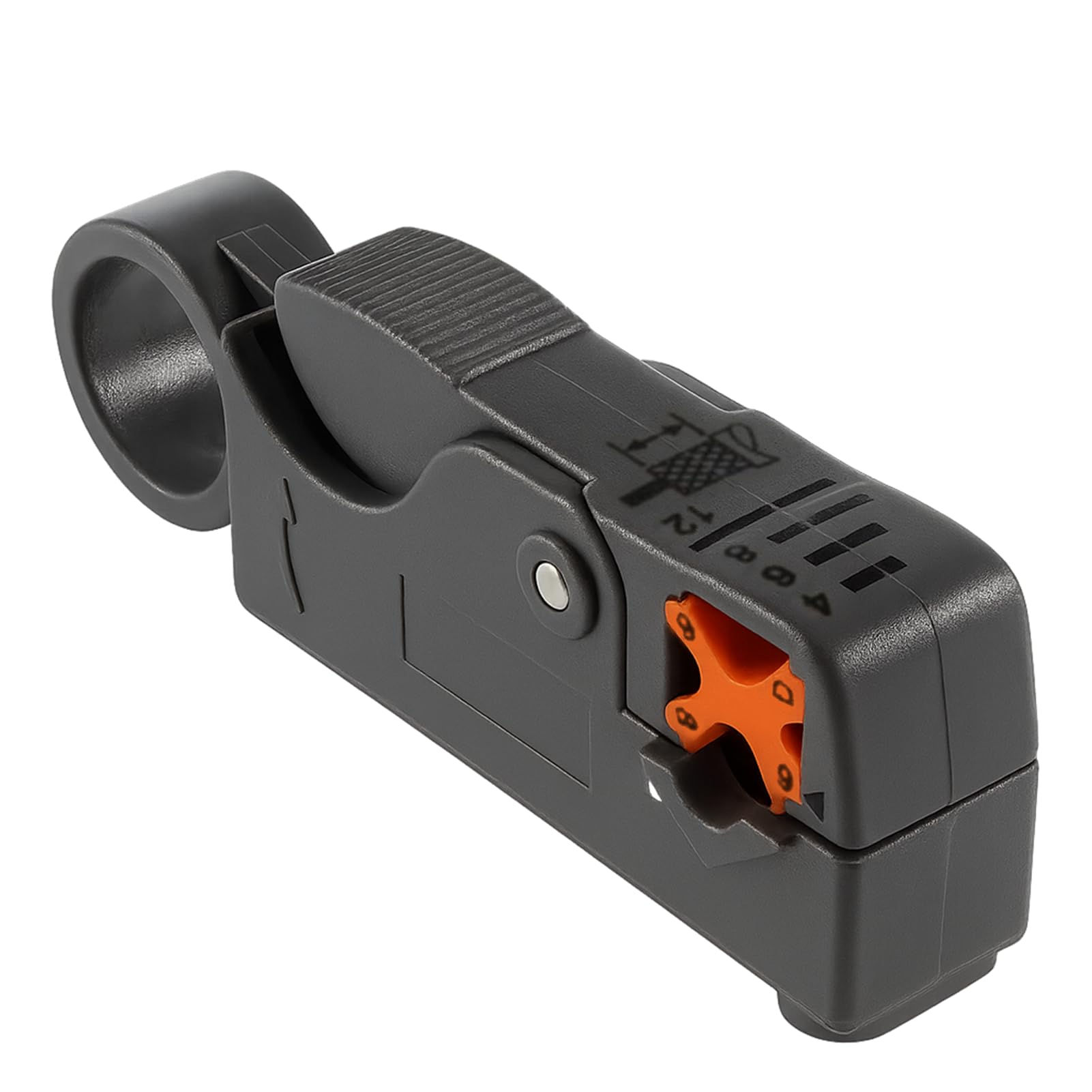 Multi Function F Type Connector,Coax Wire Strippers,Cable Stripper,Coaxial Strip Tool,Automatic Coax Connectors for RG6 58/59/62 WF100 CT100