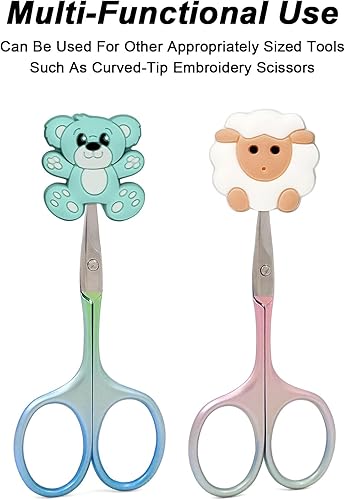 Miniatura 6 de 10 tapones para agujas de tejer, protectores de puntos, accesorios y suministros para tejer, herramientas de tejer, kit de iniciación para