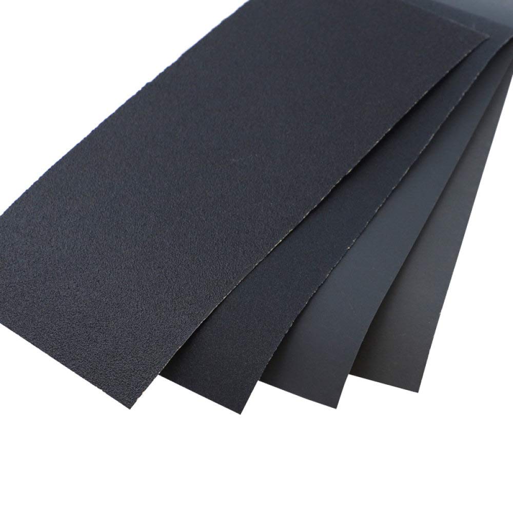 9 * 3,6 pollici carta vetrata carburo di silicio carta vetrata a secco bagnato 120-3000 fogli di carta abrasiva grana per levigatura legno metallo, 121 pezzi