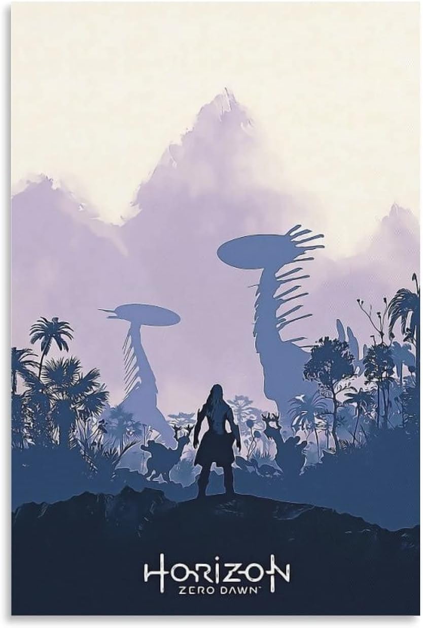ENYPOLIS Horizon Zero Dawn Posters & Prints on Canvas Wall Art Poster for Room Decor Unframe 12x18inch(30x45cm)