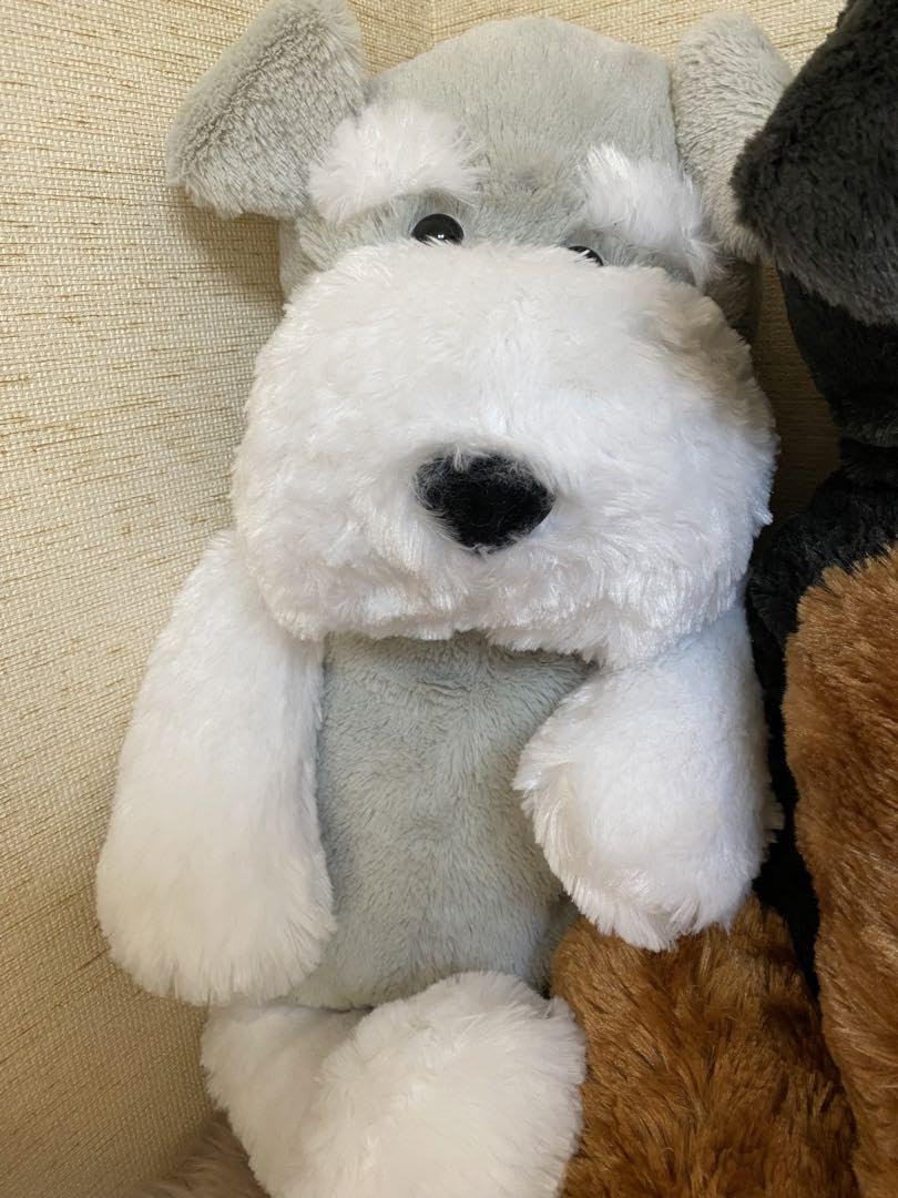 くったりシュナウザーBIG　クロチャ　≪まとめ買い歓迎！≫ くったりシュナウザー ウルトラBIG チャミー - メルカリ