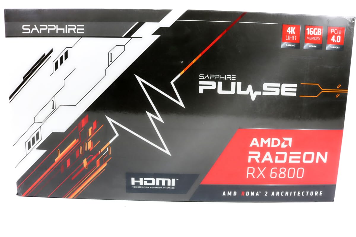 Amazon.com: Sapphire 11305-02-20G Pulse AMD Radeon RX 6800 PCIe