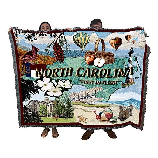 North Carolina Cotton Blanket for All Occasions
