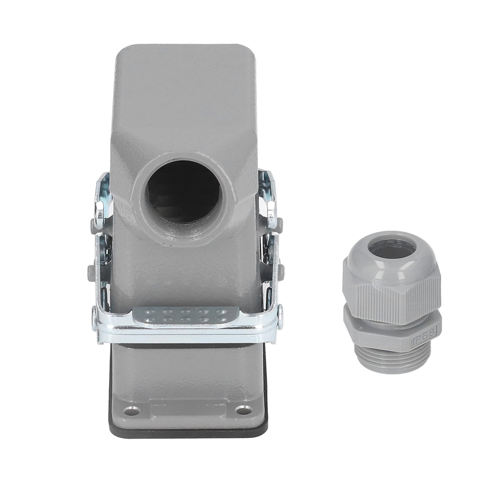 Conectores de servicio pesado conector de carga rectangular de aluminio fundido 16A 500V para maquinaria grande, industria de fábrica