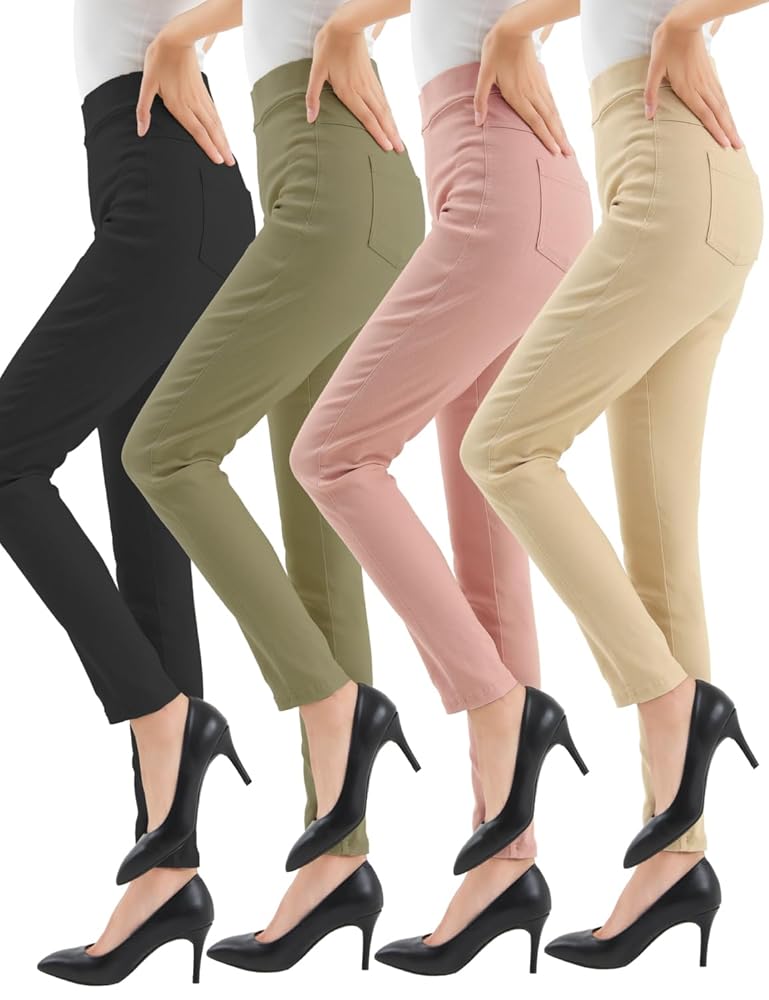 美脚ストレッチパンツ/美尻小尻/脚細/黒/新品M/スキニーストレート/レディース スキニーパンツ レディース ストレッチ レギンスパンツ 細身