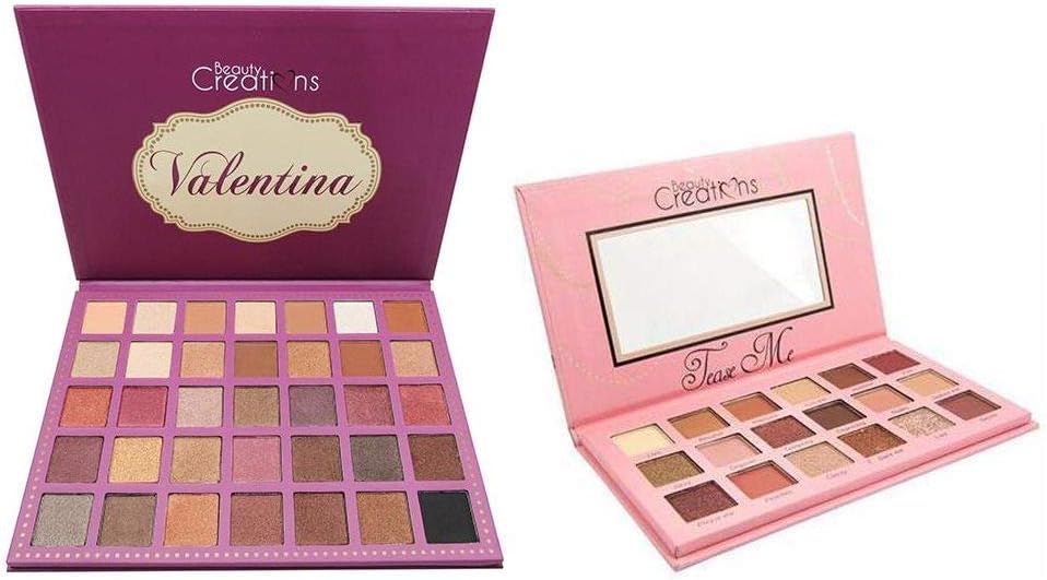 Beauty Creations 35 Color Valentina Eyeshadow Palette + Tease Me Palette
