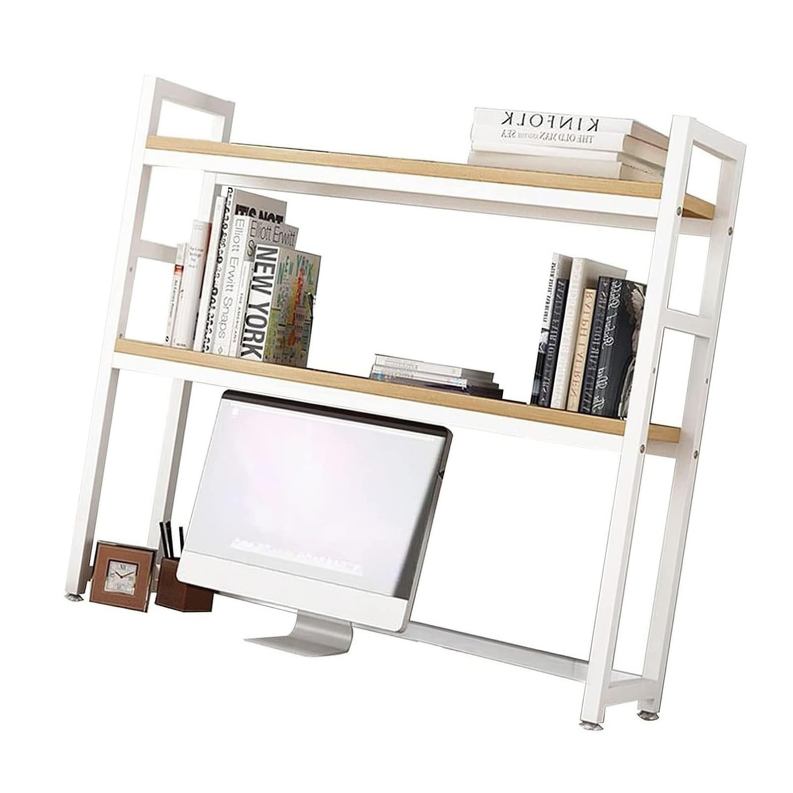 Organizador de Escritorio: Organizador de Almacenamiento, estantería Multiusos para encimera, Estante Organizador de Escritorio Ajustable, Estante de exhibición de Almacenamiento d