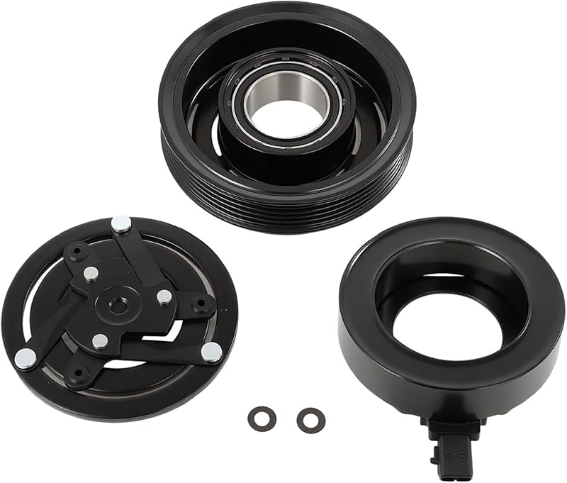 Kit de embreagem do compressor de ar-condicionado cciyu para Fiat 500X e Jeep Renegade 1.4L – 3 peças