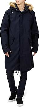 フレッドペリー ZIP-IN LINER PARKA ブラック セール】MEN Zip-In Liner Parka／ライナー付きフィッシュテール