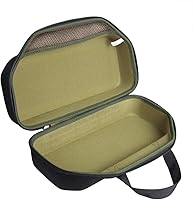 Vista 3 de Hermitshell Estuche rígido de viaje para altavoces inalámbricos Bluetooth W-King 90W Max (Negro+Verde)