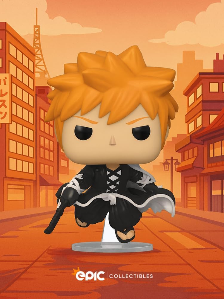 Pop Anime: Bleach - Ichigo (Getsuga Tensho Technique) Exclusive Vinyl Figure Bundled with Box Protector Compatible for Funko - Image 3