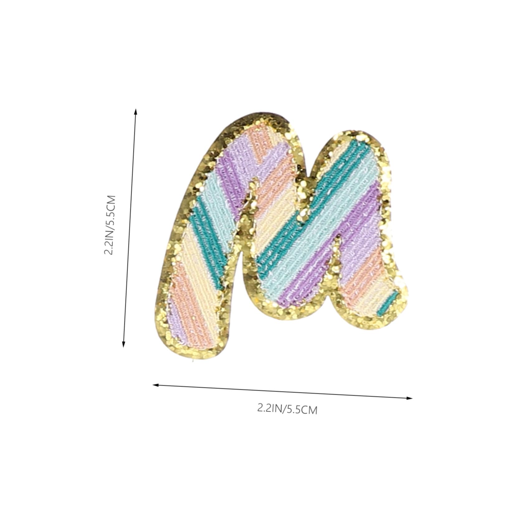 HOMSFOU 4 Set Toppe Adesive Ricamate Alfabeto Per Decorare Abbigliamento E Scarpe Per Fai Da Te E Riparazioni Colorate E Versatili Stimola La Creatività E 26 Pezzi*4