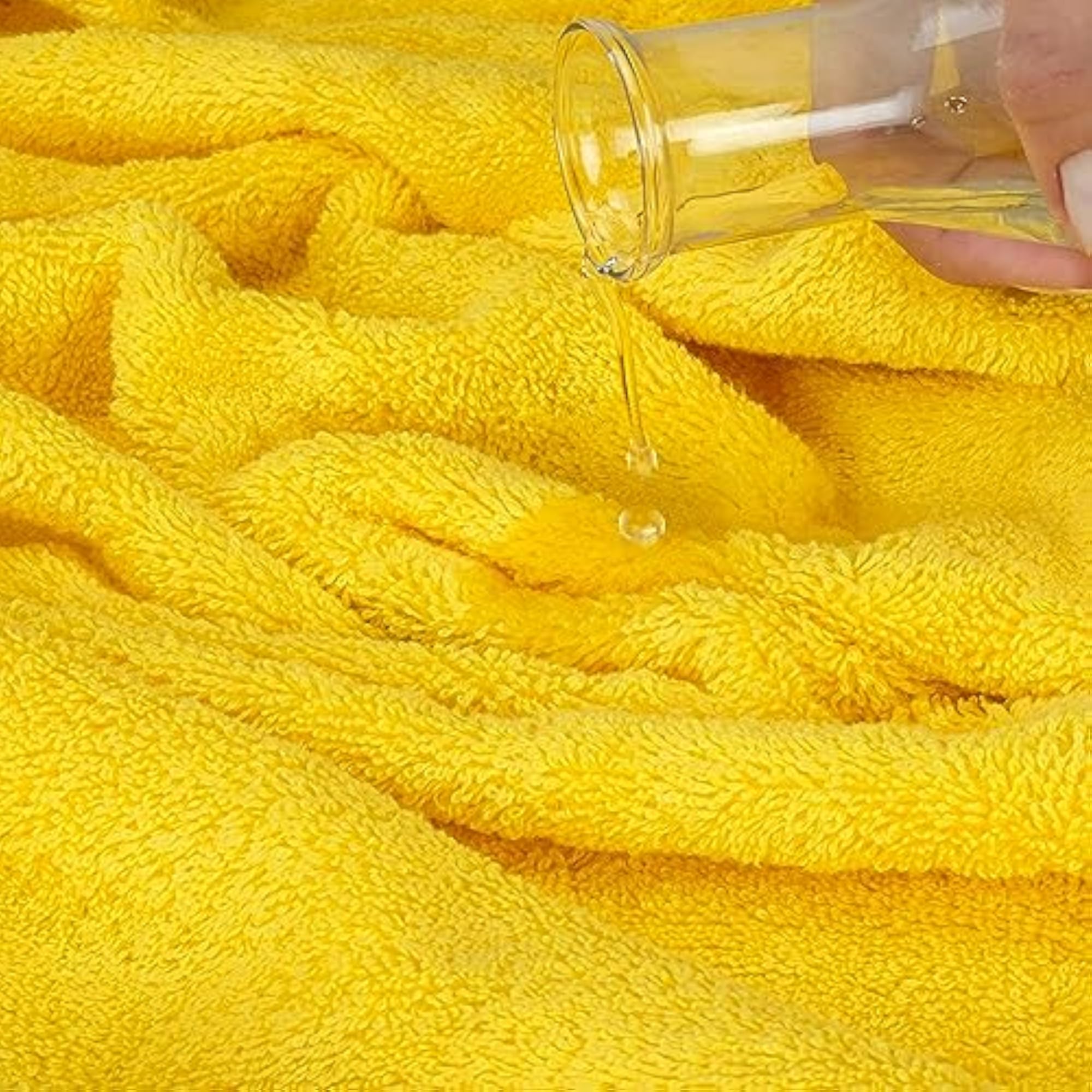 100% Cotton Oversized Turkish Sheet, Yellow