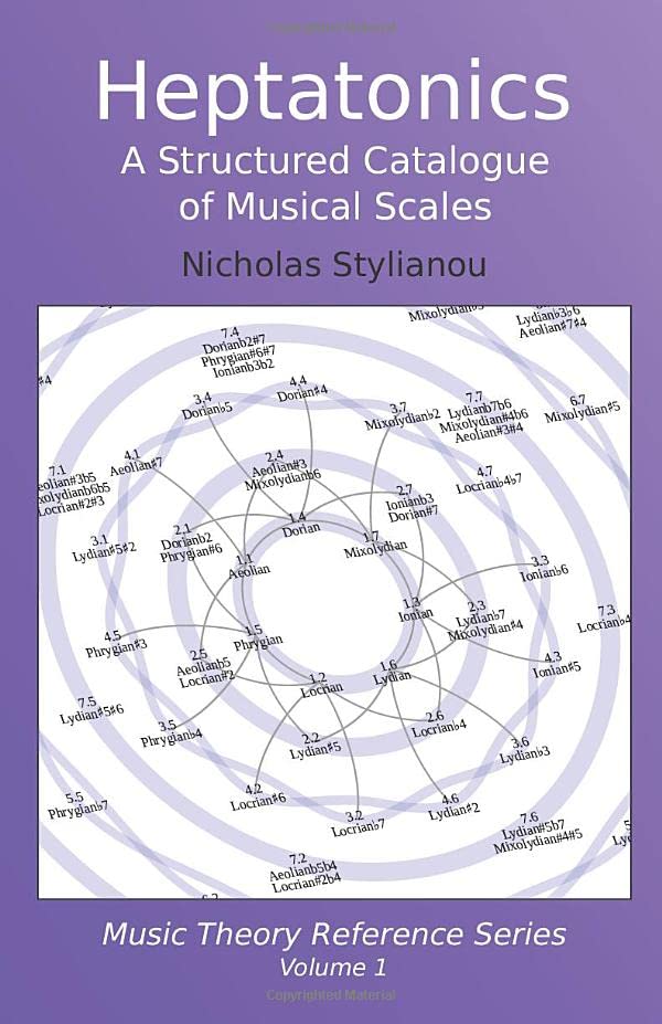 Heptatonics Catalogue des Gammes Musicales Livre Théorie