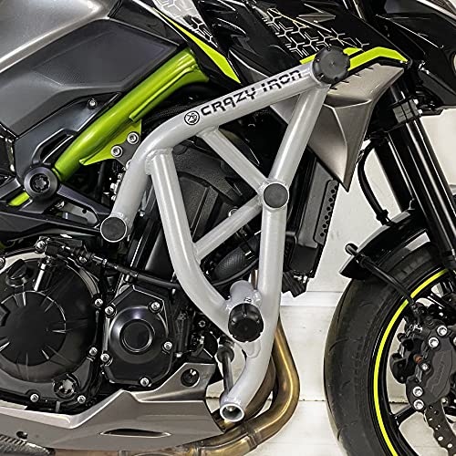 Z900【2017〜2021】エンジンガード「crazy iron」 エンジンガード Z900 2017-2021 クラッシュバー スライダー