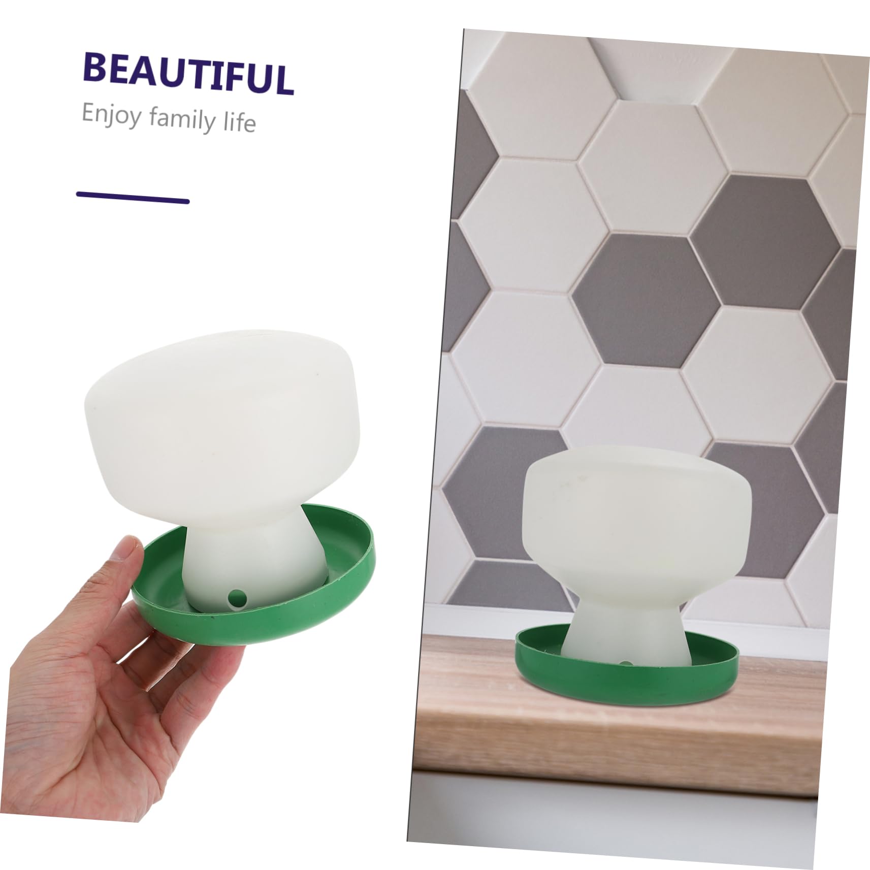 BESPORTBLE 6pezzi Dispenser Automatico Per Uccelli Bottiglia Per Pappagalli e Uccelli Domestici Alimentatore Pratico Plastica Resistente