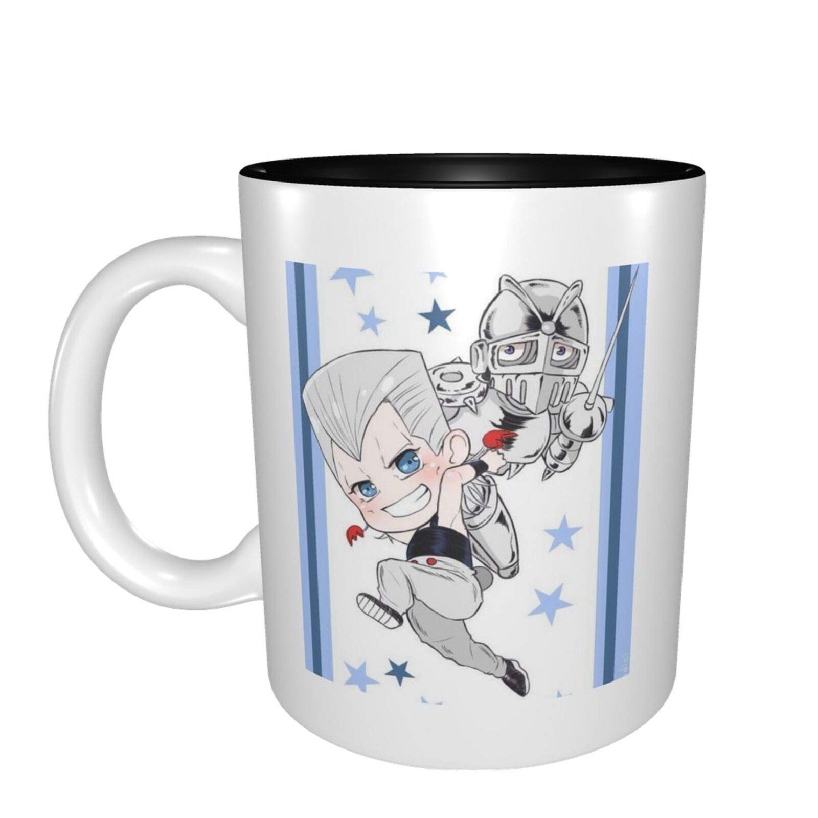Amazon Co Jp ジョジョの奇妙な冒険 ジャン ピエール ポルナレフ マグカップ コーヒーカップ セラミック ティーカップ 創意コップ おしゃれ かわいい 陶器 耐熱 耐冷 個性 贈り物 ギフト 食器 大容量330ml ホーム キッチン