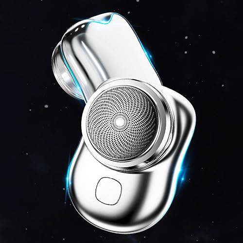 Miniatura 8 de Mini-Shave - Afeitadora eléctrica portátil, maquinilla de afeitar mejorada 2023 para hombres, afeitadora de tamaño de bolsillo, para uso húmedo y