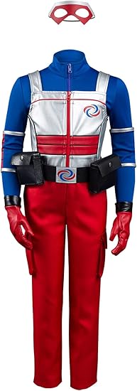 Boys Kid Danger Costume Halloween Hero Cosplay Outfit With Mask For boys-kid-danger-costume-halloween-hero-cosplay-outfit-with-mask-for