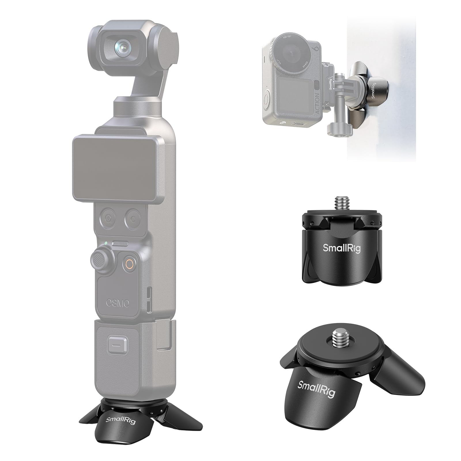 Amazon | SMALLRIG ミニクイックリリースカメラ三脚（DJI Osmo Pocket