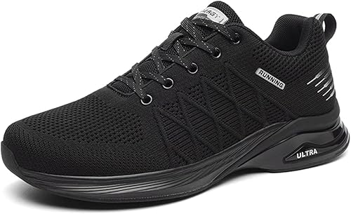 Aszeller Zapatos de senderismo para hombre y mujer transpirables cómodos deportivos tenis caminar para el trabajo antideslizantes para exteriores