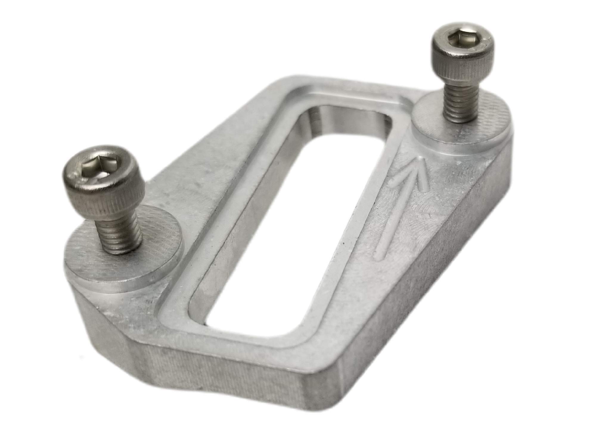 MAF Mass Air Flow Weld Bung to Mount Card Slot Style MAF Sensors to Cold air Pipe Tubing Cold Side Turbo Billet Aluminum LS3 LS7 LSA LT1 LT4 L83 L86 Boss Plate Weldable Proudly Made in The USA