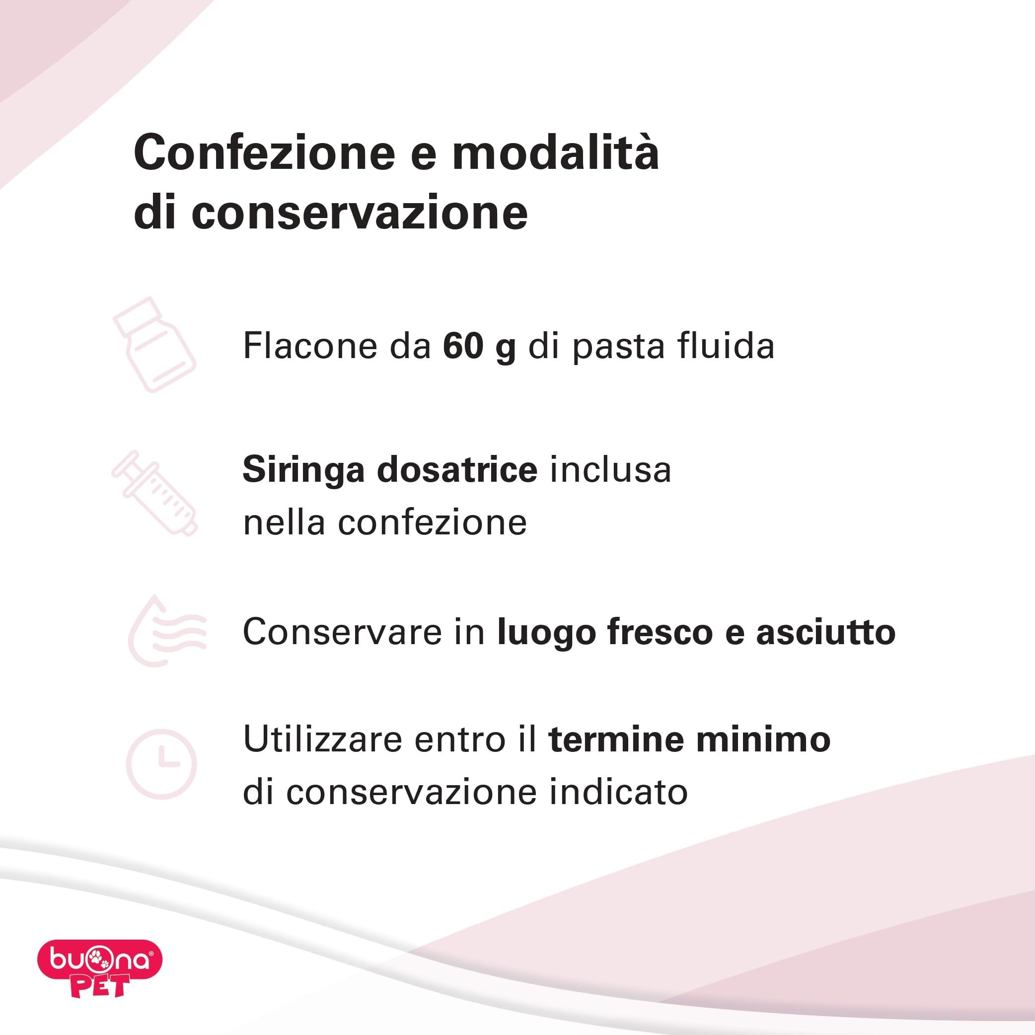 Cistitina Buona Pet 60g Cani e Gatti, Supporta l'Apparato Urinario con D-Mannosio, Cranberry, Tamarindo, Zinco, Semi di pompelmo, Vitamina A, Olio di Pesce, PEA Levagen Plus®, L-teanina, lattobacilli