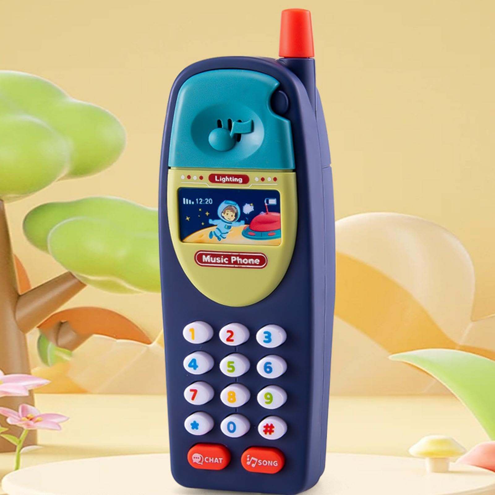 EBTOOLS Jouet de téléphone portable Jouet d'apprentissage rechargeable