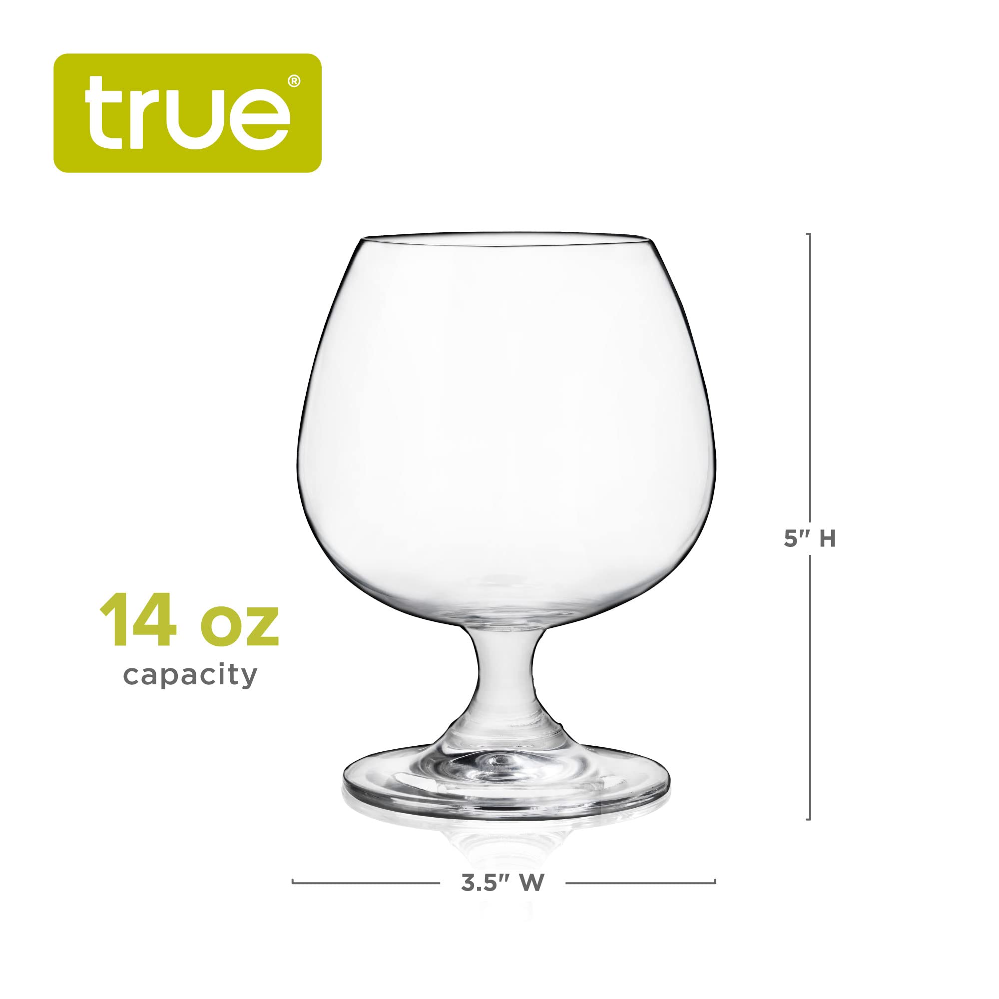 Brandy Glasses Set - 4 Snifter Bowls -3 Brandy Glasses Set - 4 Snifter Bowls -3