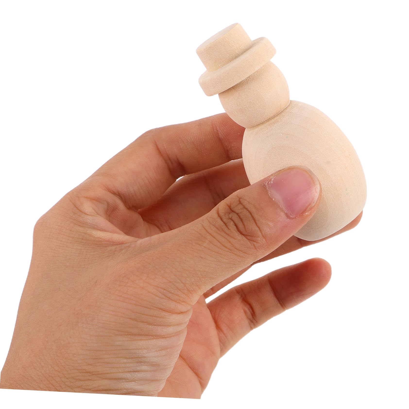 20 Piezas Figuras de Madera para Pintar Muñecos de Madera sin para Manualidades DIY con Superficie Lisa para Decoración y Creativos Casa y Escuela
