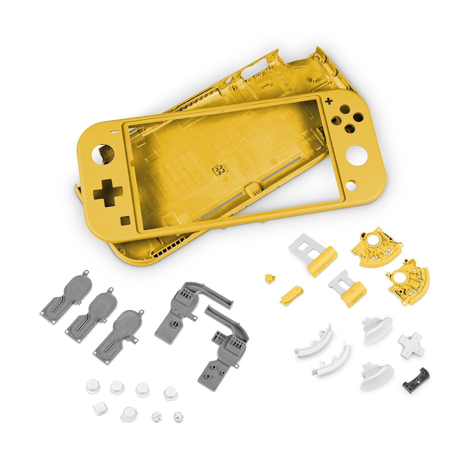 kaputt.de Gehäuse kompatibel mit Nintendo Switch Lite gelb