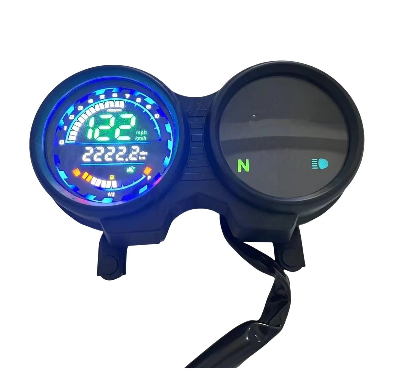 Compteur De Vitesse Numérique À LED Moto pour Bajaj Boxer CT125 CT150 CT100 CT110 pour Kaw&asaki CT125 Platina 100 Tachymètre