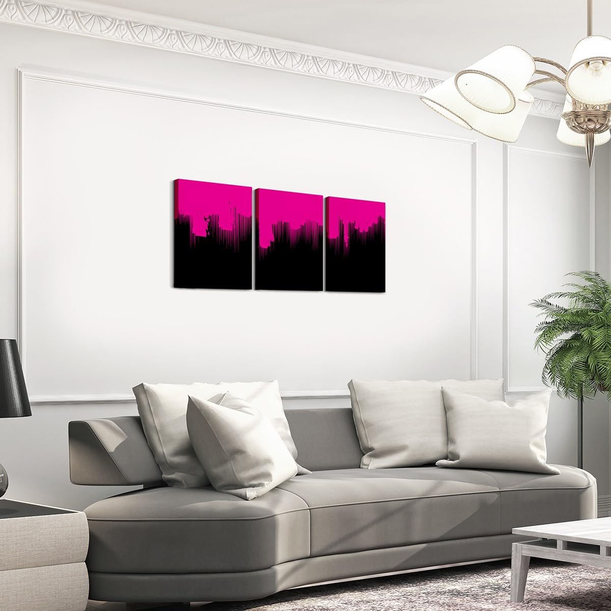 Amazon.com: Feelyou Wall Decorations Abstract 3 Piece | Framed Art