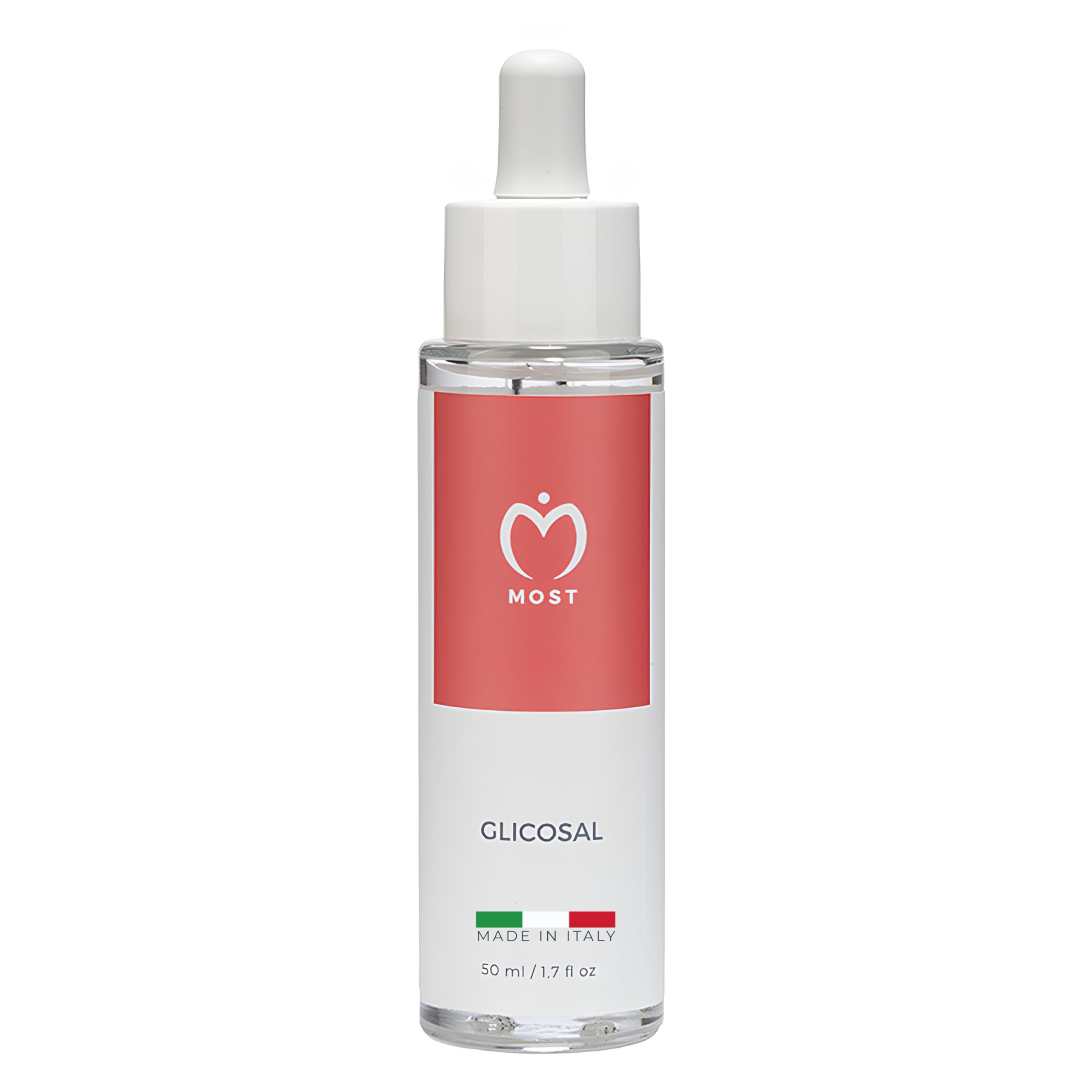 MOST - Glicosal Esfoliante Viso Micropeeling, Lozione con Acido Salicilico e Acido Glicolico - Delicata Azione Peeling Viso e Anti Macchie, Pelle a Tendenza Acneica, Impura, Melasma, Imperfezioni 50ml