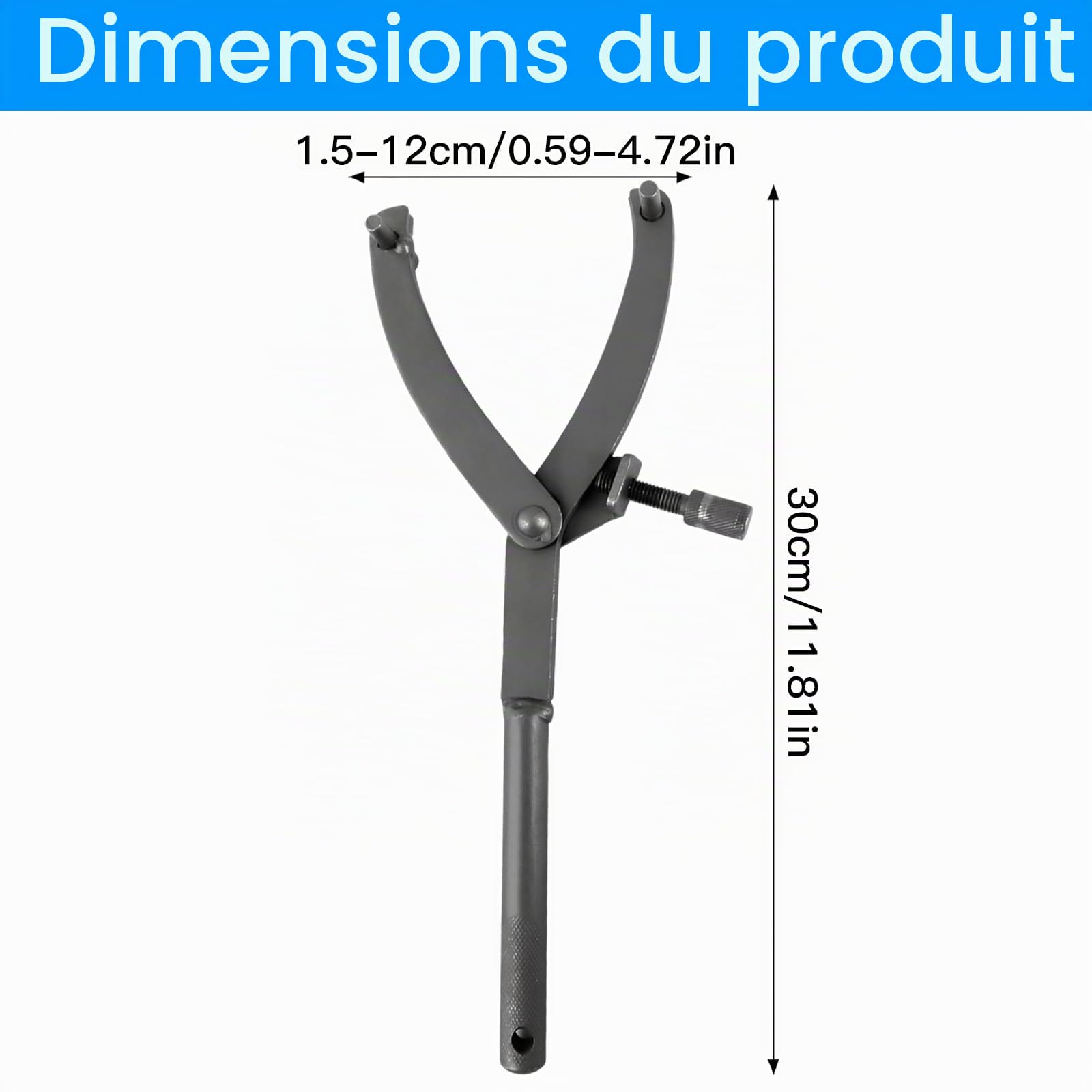 Binnan Clé d'embrayage, Outil Clé à Volant, Outil De Maintenance De Moto, Outil De Clé d'embrayage Moto pour Réparation Et Maintenance de Motos et Scooters