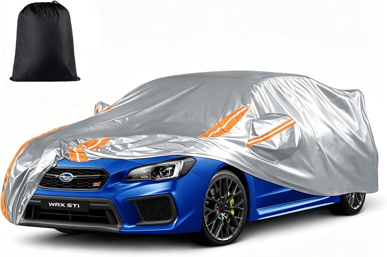 8-Layer Car Cover for Subaru WRX Impreza STI 2007-2025, Waterproof