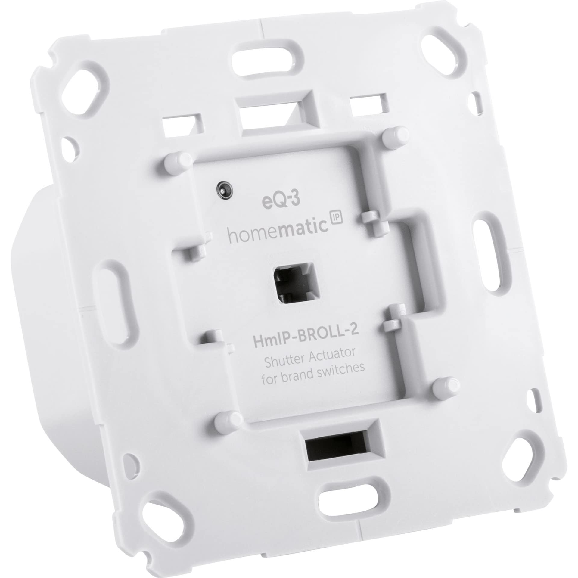 Homematic IP Set mit Smart Home Zentrale CCU3 und 2X Rollladenaktor für Markenschalter