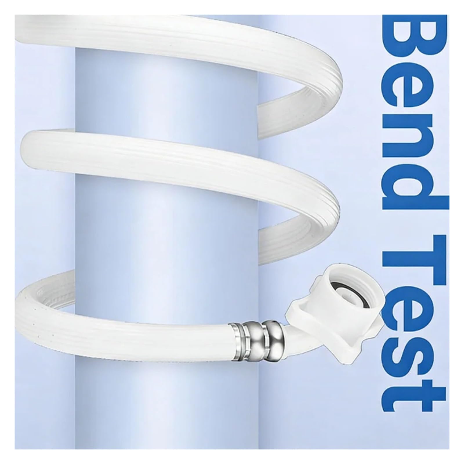 Longitud: 150/200 Cm, Manguera De Entrada De Lavadora A Prueba De Explosiones, Conector G1/2-G3/4 De Pulgada, Tubo De Entrada De Agua Universal For Baño(2m)
