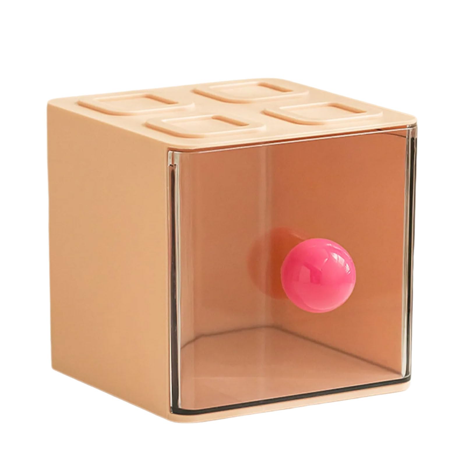 Jazuaiao Desktop Organizers Slanted Drawer Designs Visible Contents Stackable Wall Mountable Teabag Shelf Kitchen Storage Teabag Storage with Handle
