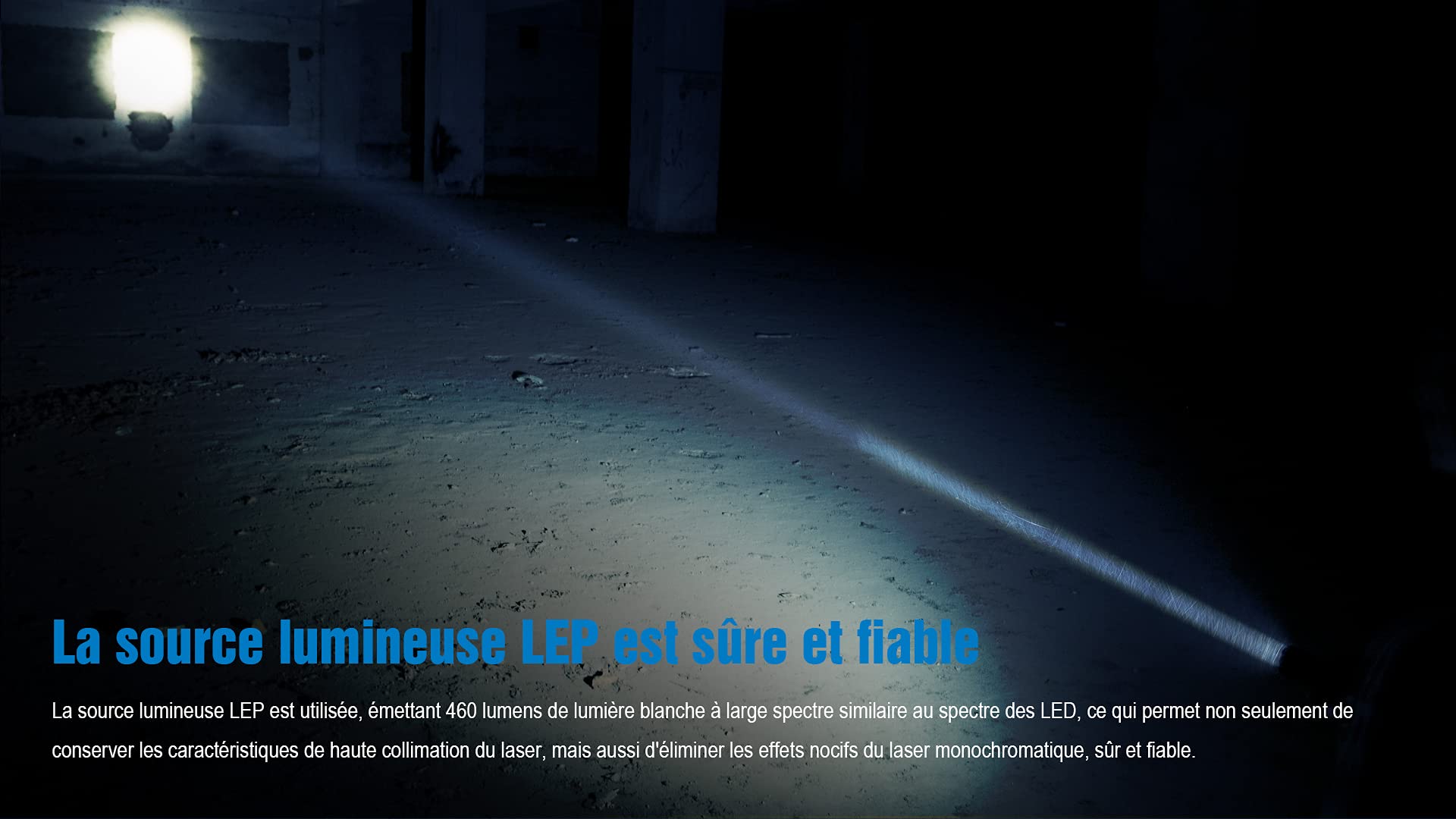 TrustFire Lampe De Poche T30R LEP, 460 Lumens, Portée De 1100 Mètres