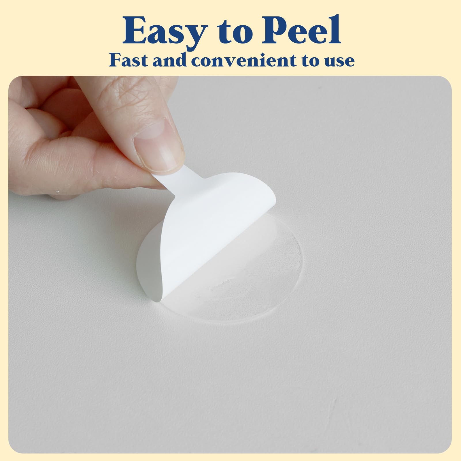 vimiroo Masilla transparente de doble cara para museo, nano pegajosa, tiras adhesivas fuertes, masilla de montaje de póster para colgar en la pared, decoración de póster de manualidades, globos, 96
