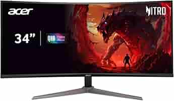 ディスプレイ Acer CZ340CK - LED monitor - curved - 34&quot; - 3440 x 1440 - IPS - 300 cd/m2 - 5 ms - HDMI HDMI (MHL) DisplayPort Mini DisplayPort - speak dwos6rj Amazon.com: Acer CZ340CK bmiippphx 34