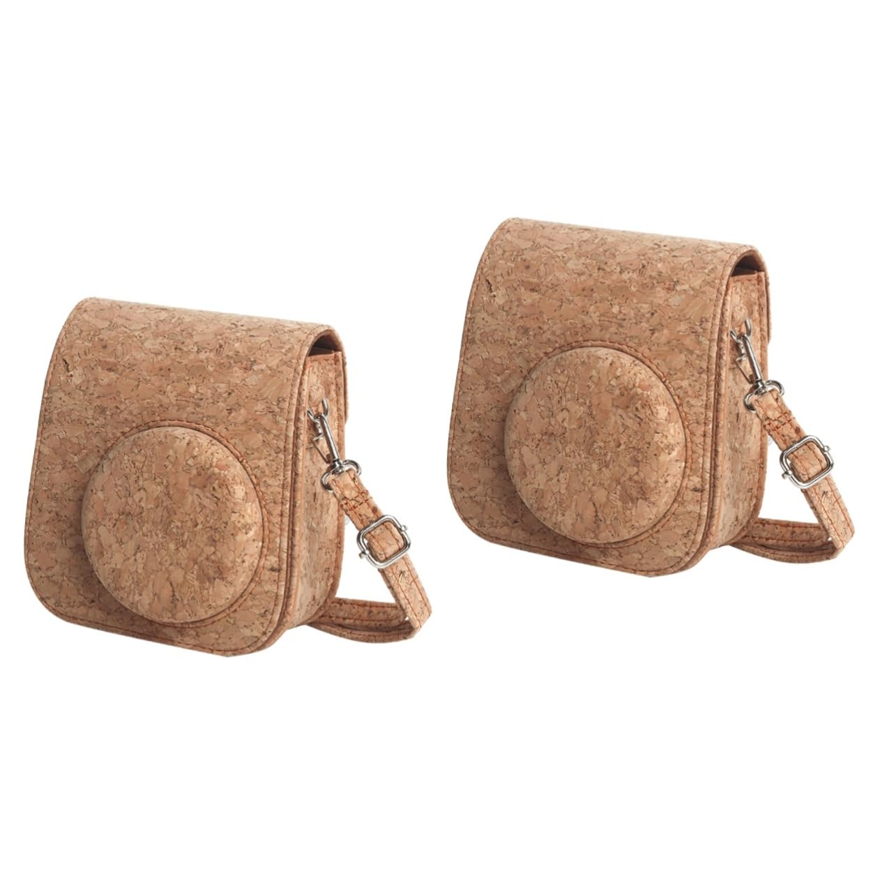 HOMSFOU 2pezzi Custodia Protettiva Per Fotocamera Istantanea Pu Design Rimovibile e Borsa Imbottita Per Mini Perfetta Per Foto Movimento Per Appassionati Di Fotografia