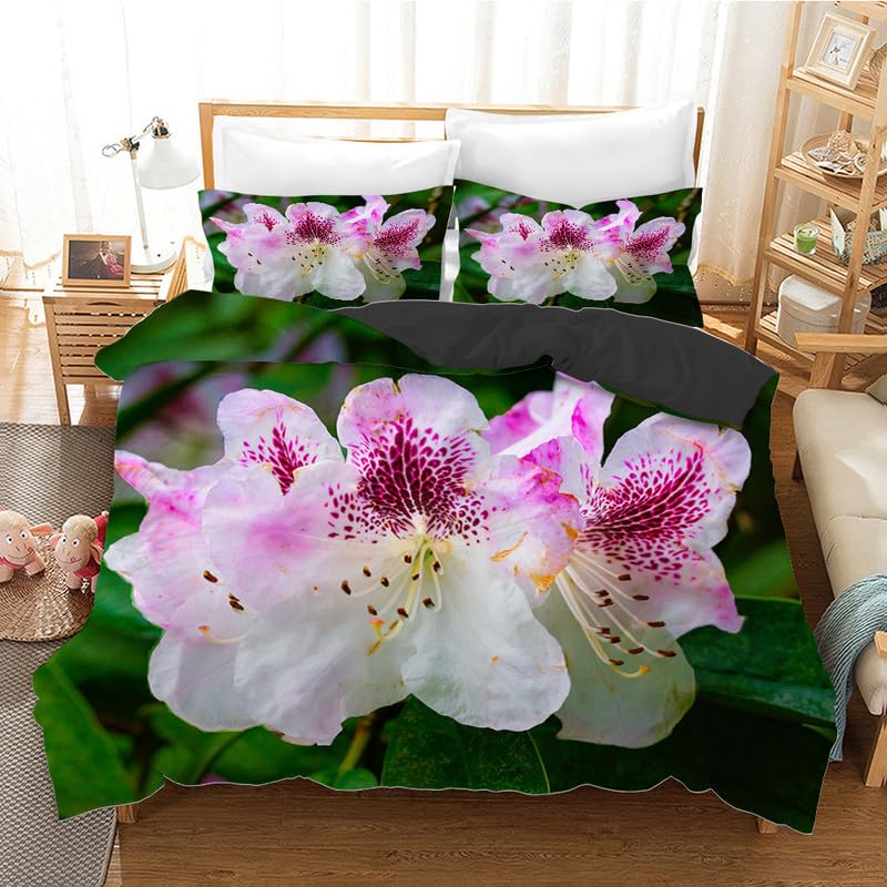 Parure de Lit 140x200 Impression 3D Finition Premium Microfibre Fine