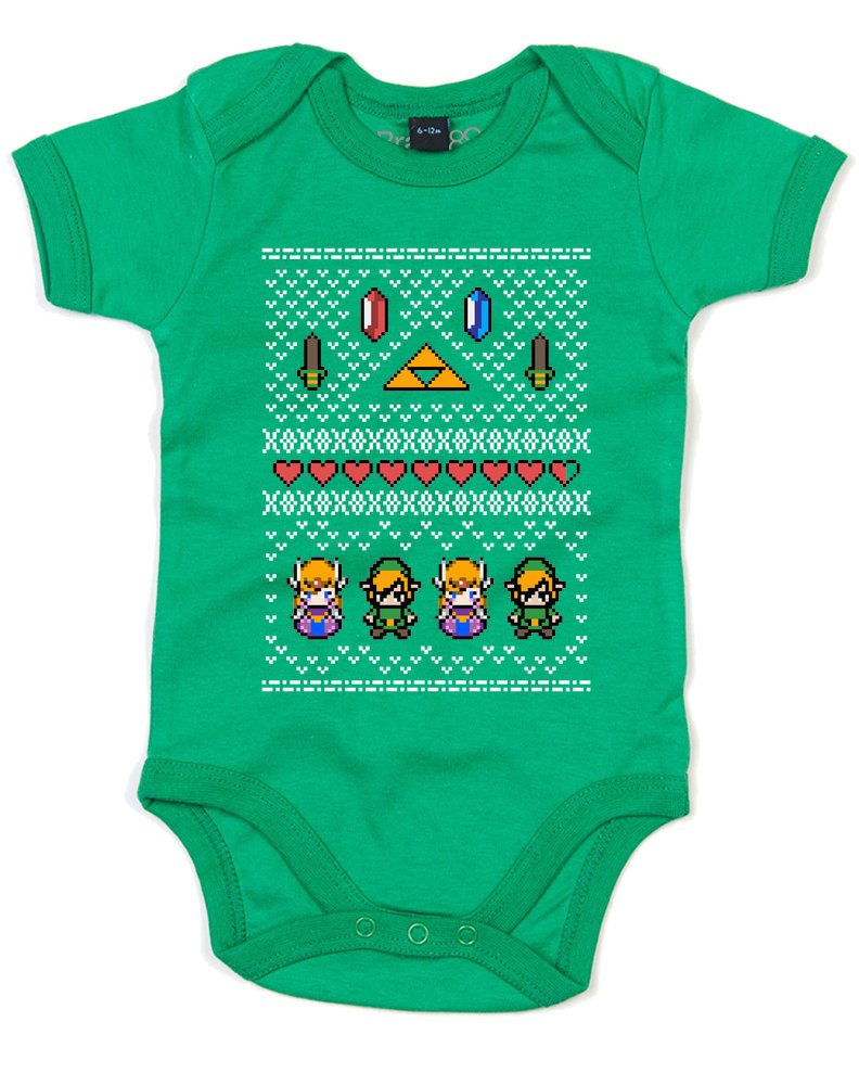 Brand88Hyrule Christmas, Baby Grow