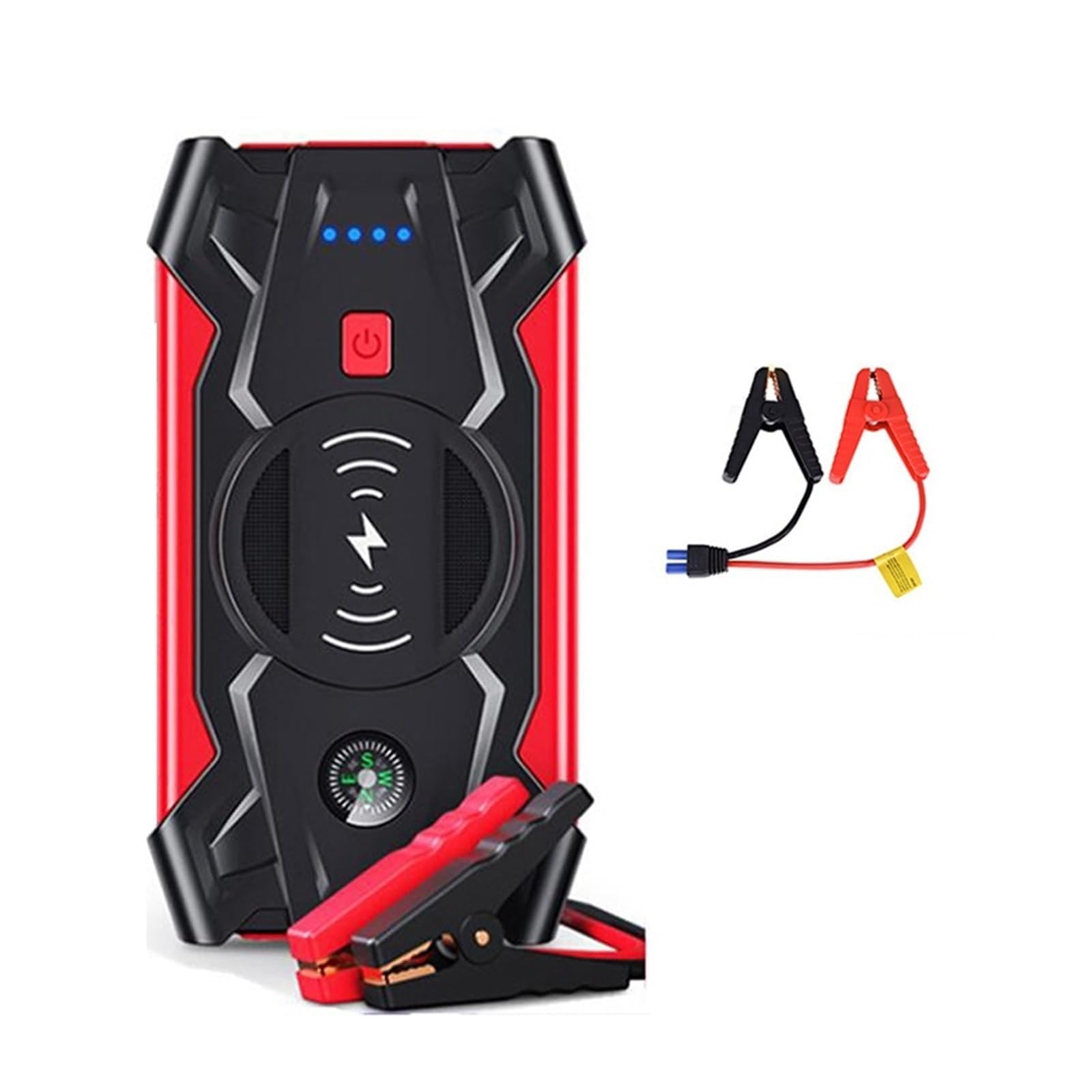 Arrancador de Coche de 600 A y 20 000 mAh, Banco de energía, Amplificador de batería portátil Digital de 12 V con indicador Luminoso para Arranque de Emergencia de vehículos de Gasolina y di