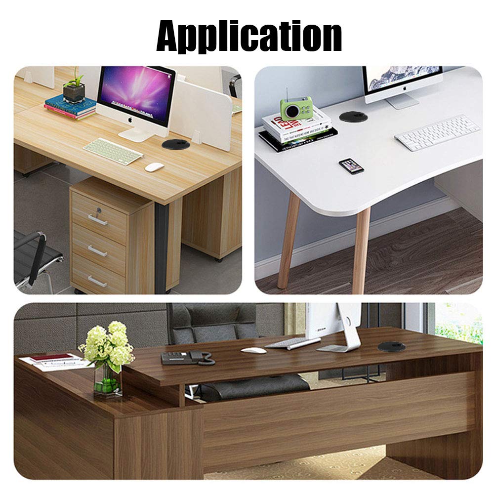 Rund Kabeldurchlass Kabeldose Kabeldurchführung Kabelauslass Büro Schreibtisch e